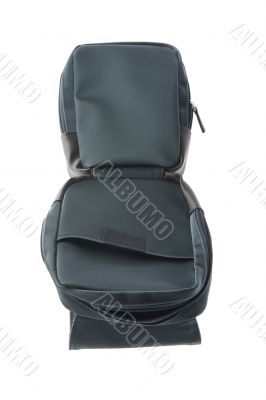 bag isolated on white macro