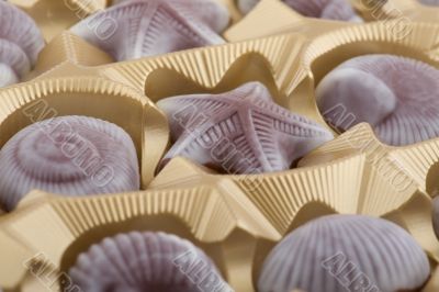 brown chocolate candy