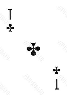 card on white
