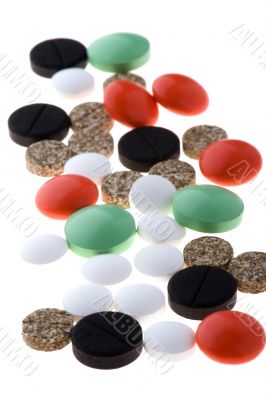 Colored tablets