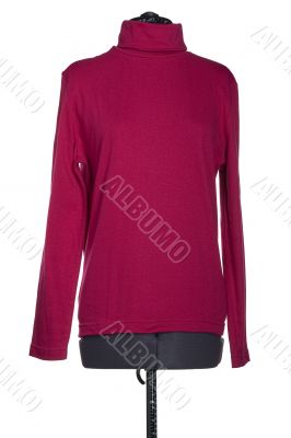dummy with red clothes