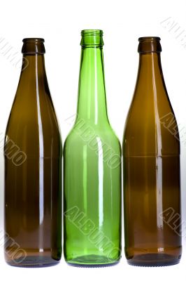 Empty color bottle