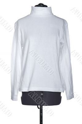 dummy with clothes on white background