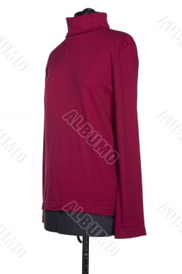dummy with woman red clothes