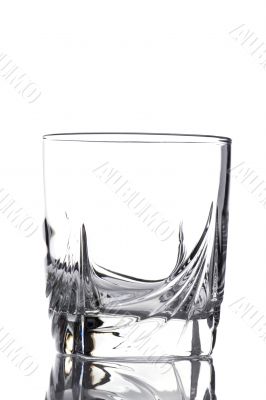 Empty glass for whiske