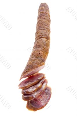 Cutting sausage