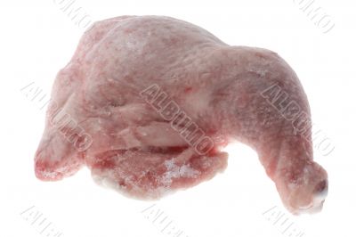 Frozen chicken leg