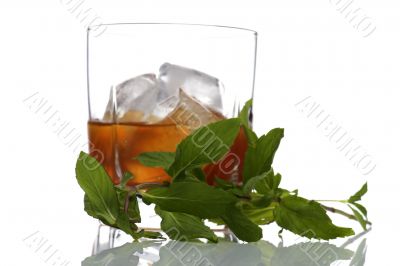glass of whiskey closeup
