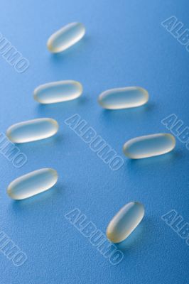 group pill on blue