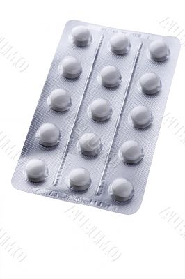 group tablet isolated on white background