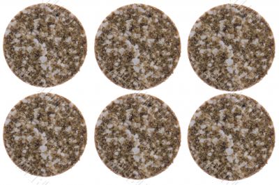 herb tablet on white background