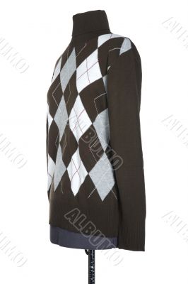 mannequin with clothes on white background