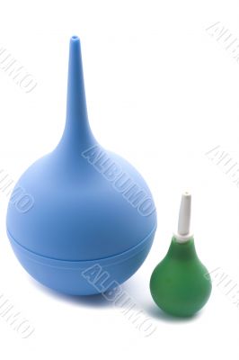 medical pear on white background