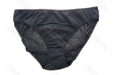 panties on white background