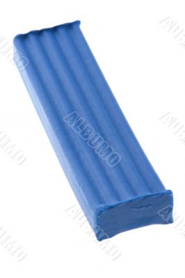plasticine on white macro