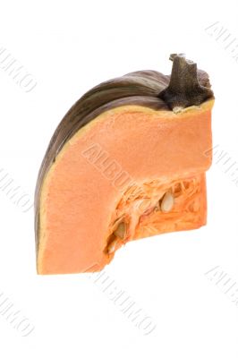 pumpkin on white