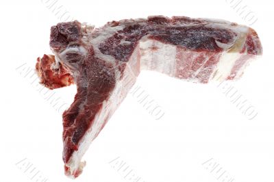 raw pork isolated