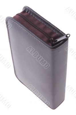 Red bag on white background
