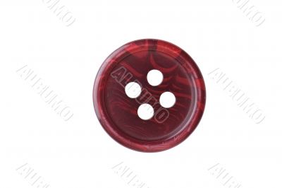 Red sewing button
