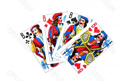 Set of Russian playing card