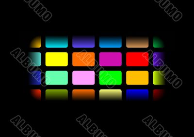 multi-coloured background
