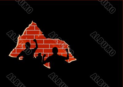 hole in a wall