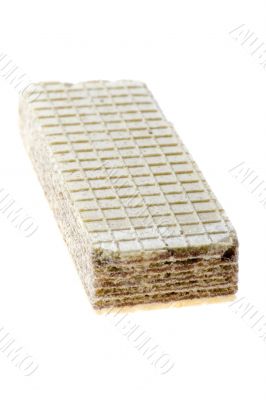 wafer on white closeup