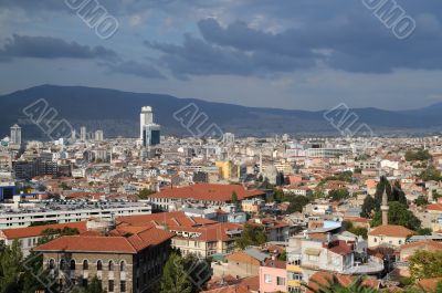City of Izmir Before Storm