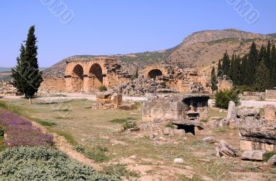 Baths Bazilica in Ancient Hierapolis
