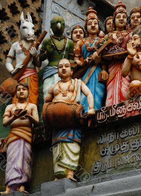 Fragment Of The Hindu Temple