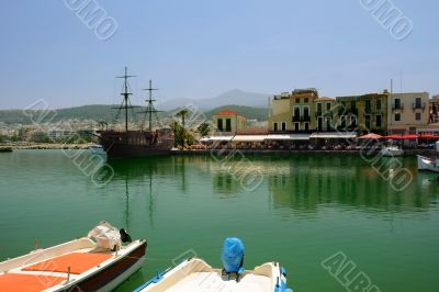 In Old Venetian Port of Rethymno