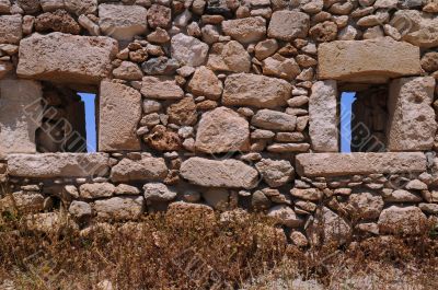 Piece of Venetian Fortezza Wall in Rethymnon