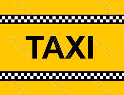 TAXI Sign