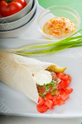 falafel wrap