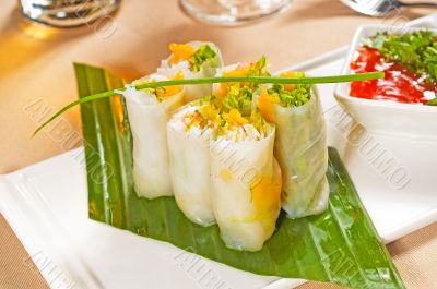 vietnamese style summer rolls