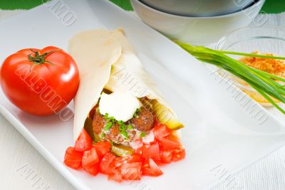 falafel wrap