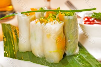 vietnamese style summer rolls