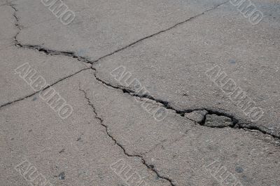 Cracked Asphalt