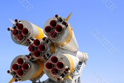 Nozzles of Soyuz Spacecraft