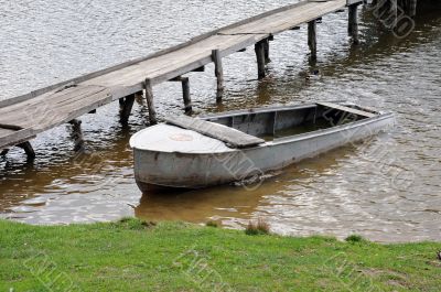 Old Boat at the Old Walkway