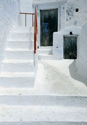 Traditional White House in Pyrgos