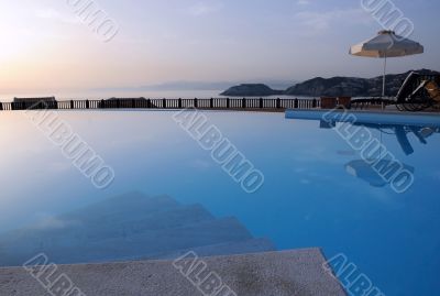 Swimming Pool at Sunrise