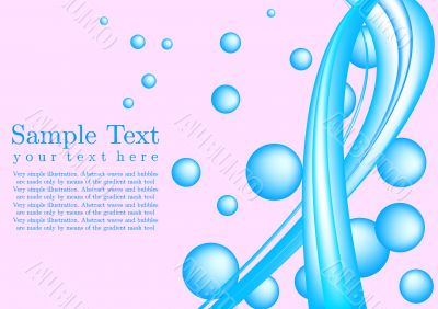 Abstract wavy background