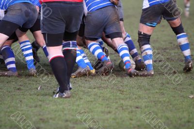 rugby scrum