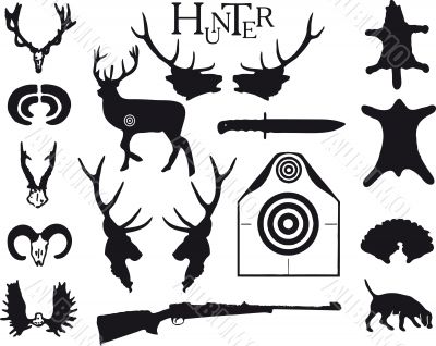 Symbolism to the theme Hunting