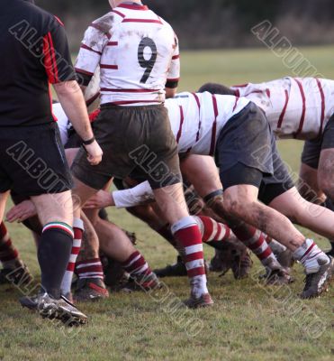 rugby scrum
