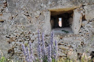 Wall of Medieval Fortress 