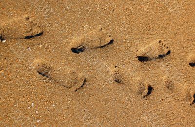 Footprints on the Sand