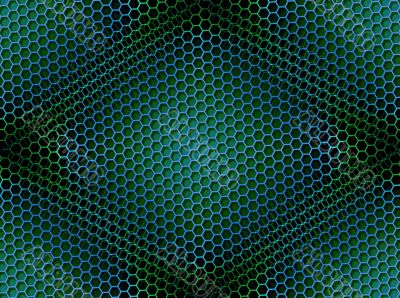 Honeycomb Background Seamless Blue Green