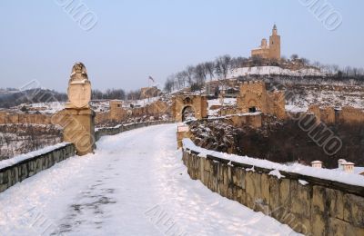 Tsarevets Sronghold in the Winter